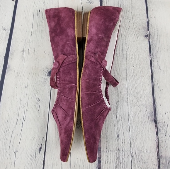 VOKO VITAL | suede pointed toe maryjane flats - Picture 2 of 6